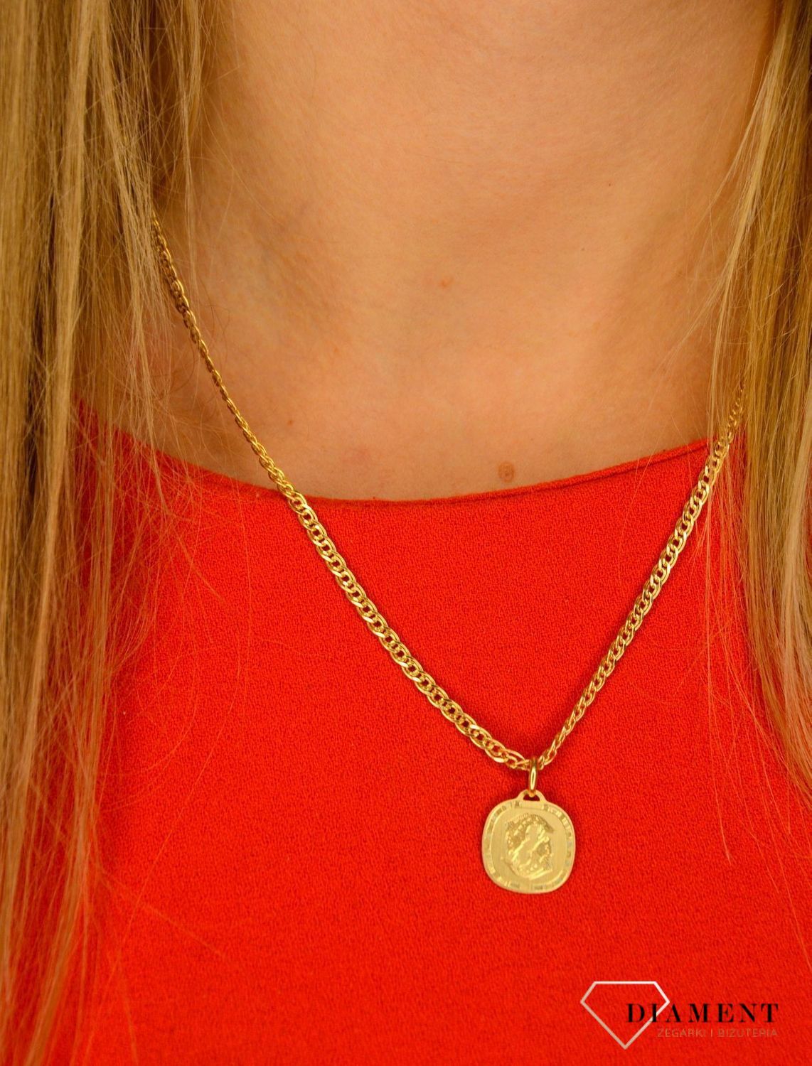 Złoty łańcuszek 585 Mona lisa 3 mm DIA-LAN-1211-585 3mm ✅ Złoty łańcuszek o klasycznym splocie Mona lisa o szerokości 3 mm.jpg